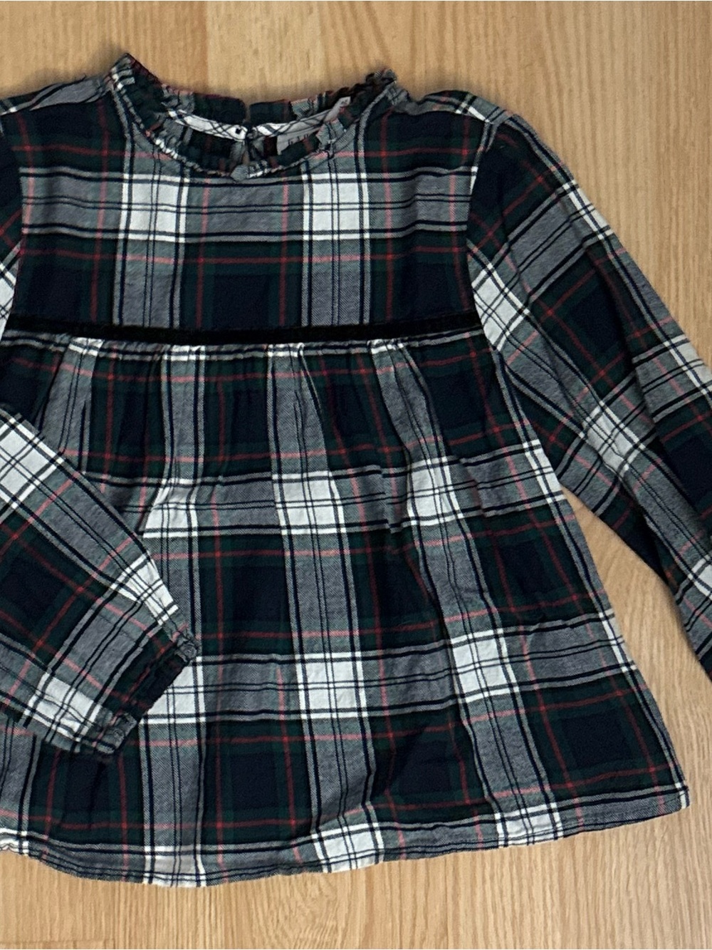 GAP Girls clothing lot - long sleeve plaid top and leggings